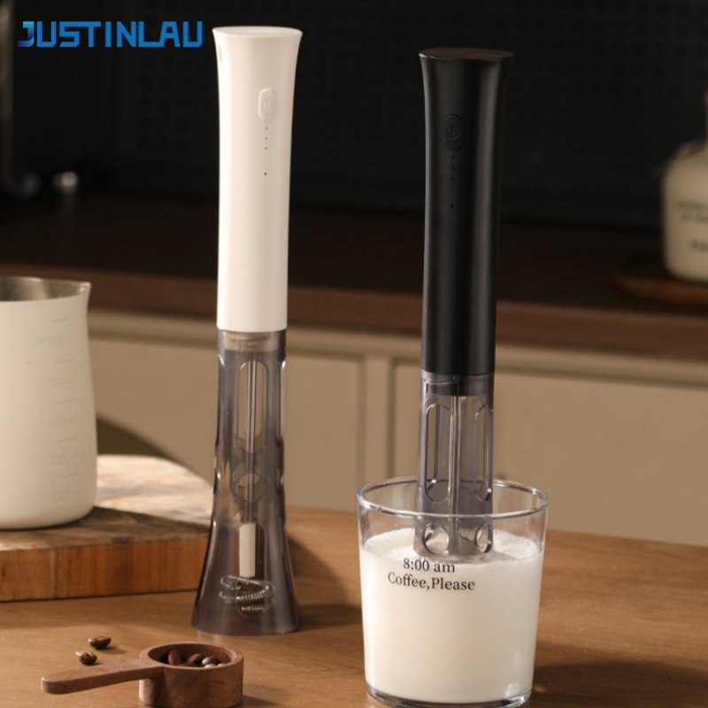 JUSTINLAU – przenośny elektryc – Electric Milk Frother Handheld recenzja i cena
