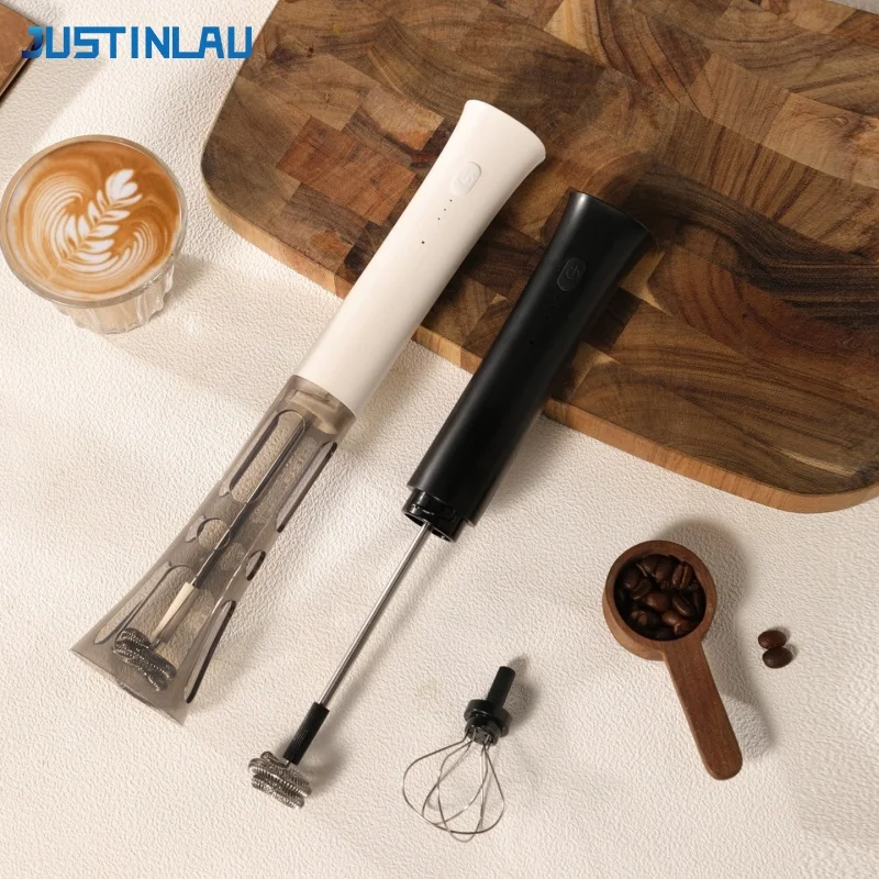JUSTINLAU – przenośny elektryc – Electric Milk Frother Handheld recenzja i cena