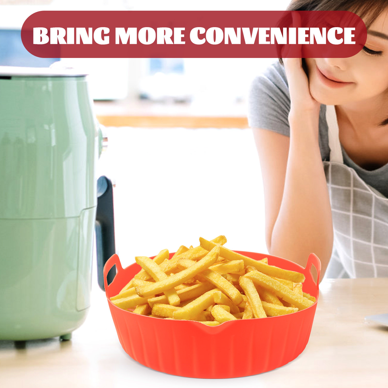 Silikonowa forma do frytownicy – Air Fryer Silicone Pot Liner recenzja i cena