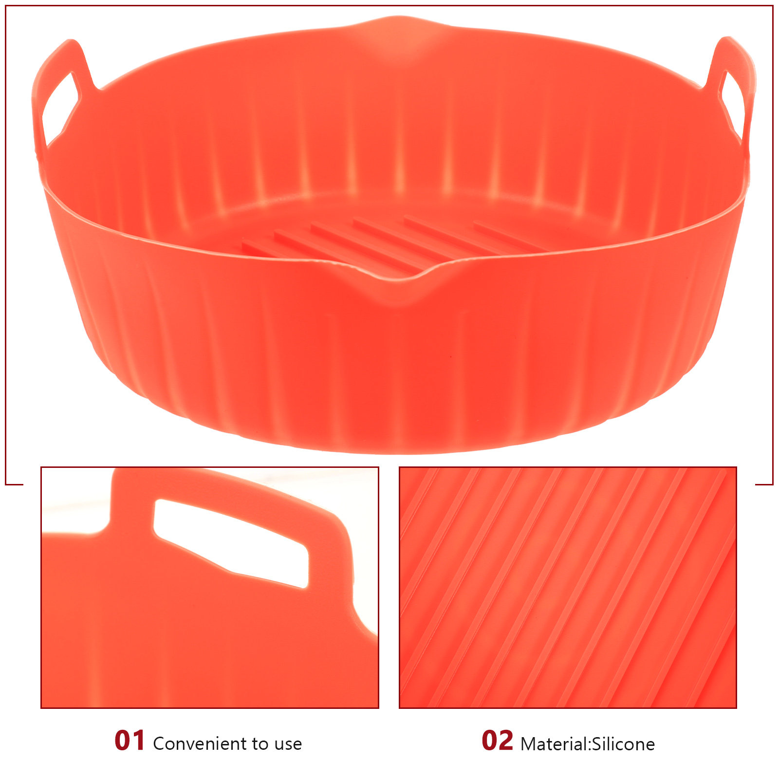 Silikonowa forma do frytownicy – Air Fryer Silicone Pot Liner recenzja i cena