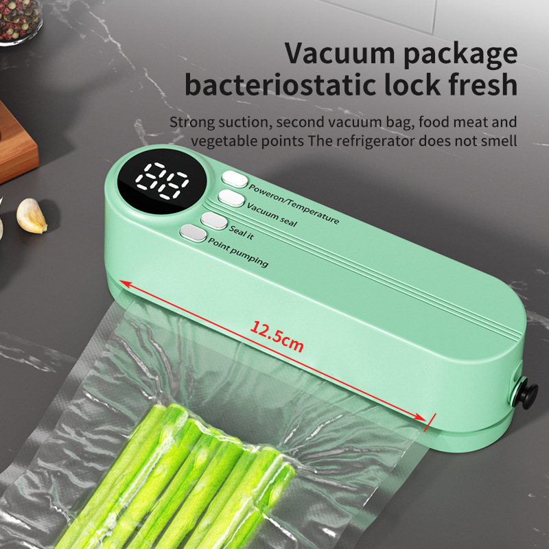 Miniaturowa bezprzewodowa zgrz – Food Vacuum Sealer Machine recenzja i cena